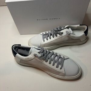 Oliver Cabell women’s size 38 (7.5/8) White and gray salt Sneakers